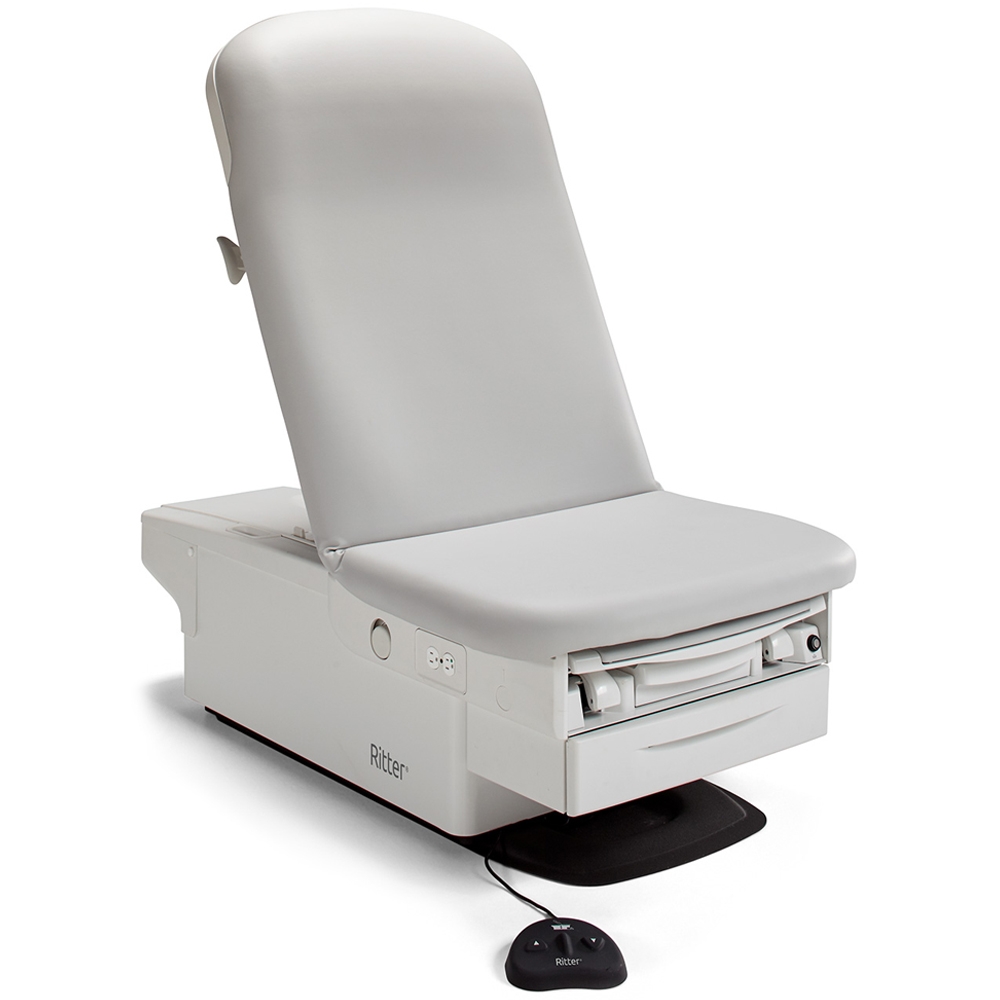 Table Exam Chair Base Ritter® 224 Model Barrier-Free® 18 Inch Height Powered Height Adjustment by Midmark  ID 224-003